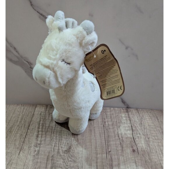 KELLYTOY Giraffe Plush Soft Stuffed 11” Rattle K Luxe Baby Cream Gray Lovey EUC - Picture 6 of 11